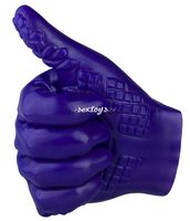 MASAŻER RĘKAWICA Z WYPUSTKAMI DO MASTURBACJI FIOLETOWY