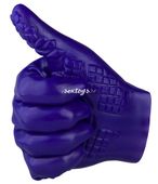 MASAŻER RĘKAWICA Z WYPUSTKAMI DO MASTURBACJI FIOLETOWY
