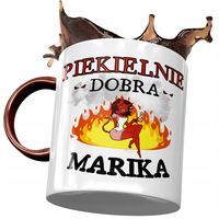 Kubek Bordowy Dla Mariki Żony Przyjaciółki Prezent Z Nadrukiem Ze Zdjęciem