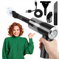 ODKURZACZ MINI RĘCZNY AGD MAŁY BEZPRZEWODOWY 2w1 + DMUCHAWA PREZENT