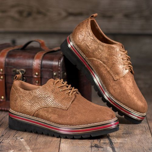 Półbuty Na Platformie Snake Print r.41 na Arena.pl