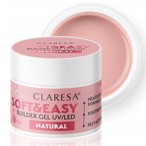 CLARESA Żel SOFT&EASY BUILDER GEL NATURAL 90G na Arena.pl
