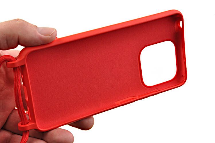 Etui ze sznurkiem RCK do Xiaomi Redmi 12C czerwony zdjęcie 5