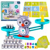 Gra Nauka Liczenia Równoważnia Waga Szalkowa Sówka Sowa Karty Cyferki