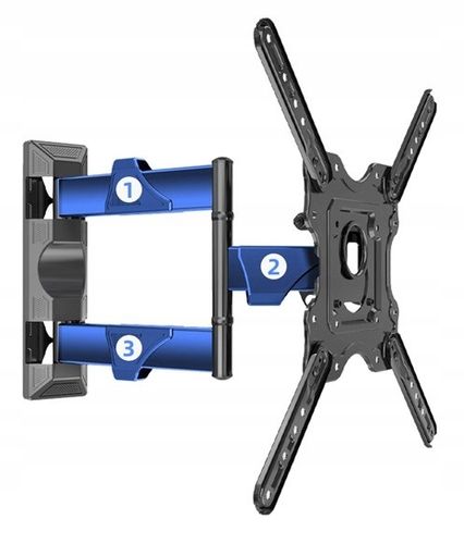 Uchwyt do telewizora TV wieszak obrotowy 32-65 cali MOCNY REGULOWANY na Arena.pl