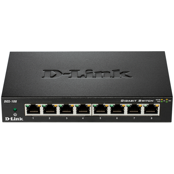 d-link 8-port gigabit unmanaged desktop switch zdjęcie 1