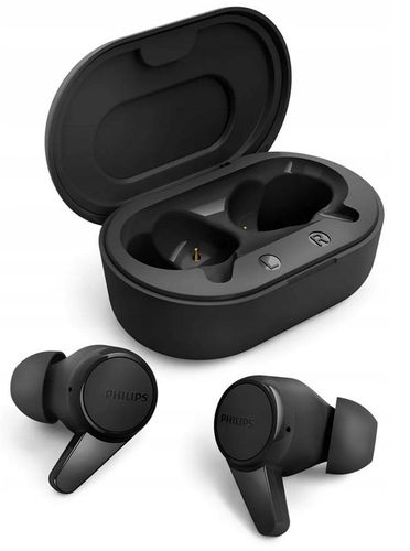 SŁUCHAWKI BEZPRZEWODWE PHILIPS TAT1207BK CZARNE TWS BLUETOOTH ORYGINALNE na Arena.pl