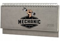 Terminarz MECHANIKA 2026 tygodniowy kalendarz leżący biurkowy