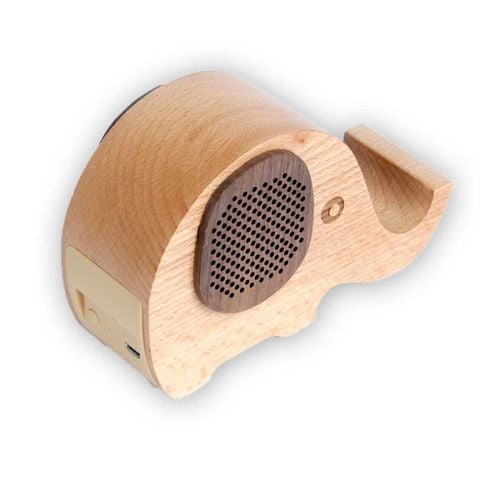 GŁOŚNIK BLUETOOTH 4.0 DREWNIANY SŁONIK STOJAK na Arena.pl