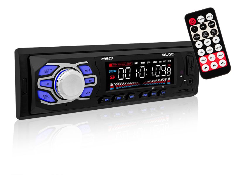 Radio BLOW AVH-8624 RDS MP3/USB/micro SD/BLUETOOTH FM/AM zdjęcie 1