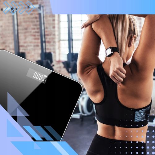 WAGA ŁAZIENKOWA ELEKTRONICZNA SZKLANA LED SLIM PRECYZYJNA 180 KG + na Arena.pl