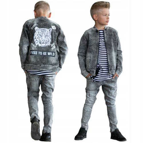 Dres TYGRYS grafit JEANS 128 134 na Arena.pl