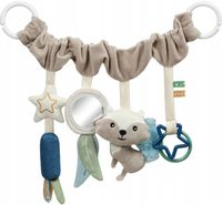 BABYONO EDUKACYJNA ZABAWKA SENSORYCZNA DO WÓZKA ŁÓŻECZKA FOTELIKA RACCOON