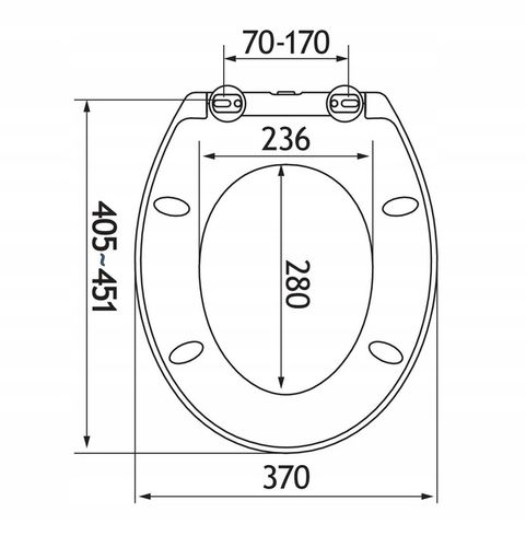 DESKA WC SEDESOWA WOLNOOPADAJĄCA TWARDY DUROPLAST NADRUK ESTIVA WENGE na Arena.pl