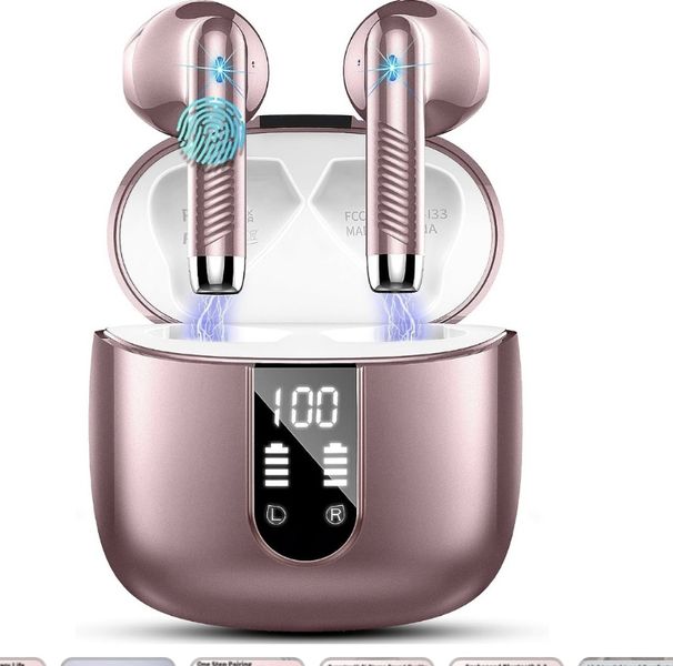 Drsaec J55 Słuchawki Bluetooth różowe zdjęcie 1