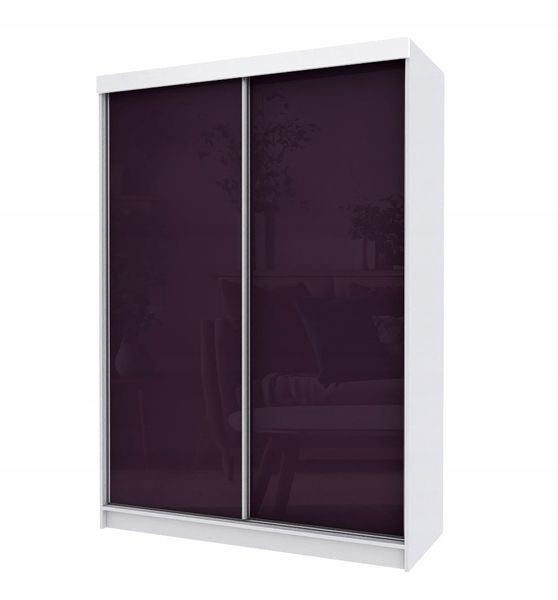 Szafa Przesuwna PARIS 150 Połysk fioletowa zdjęcie 1
