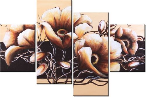 140CM 70 OBRAZ DOSTOJNE KWIATY ŚCIENNY na Arena.pl