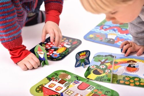 Puzzle progresywne 71 elementów Baśniowa kraina na Arena.pl