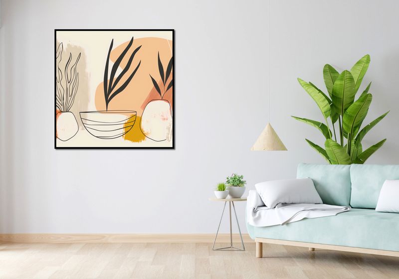 Plakat 100x100cm Szkice Botaniczne zdjęcie 4