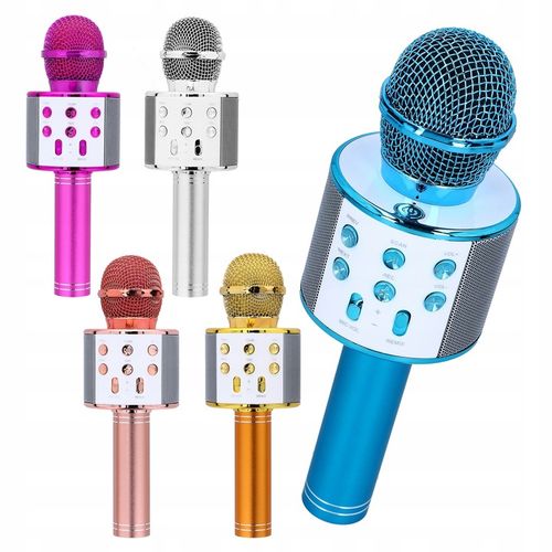 MIKROFON KARAOKE GLOSNIK Z MIKROFONEM BEZPRZEWODOWY BLUETOOTH NAGRYWANIE na Arena.pl