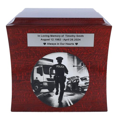 Urna dla policjanta / Plakietka na Arena.pl