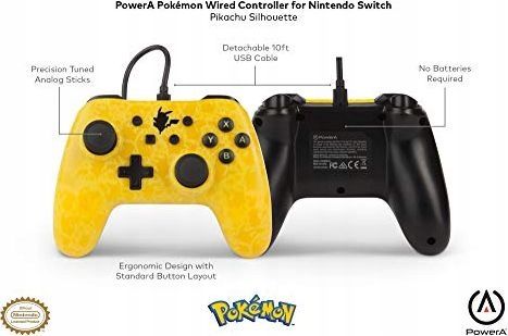 Gamepad PowerA Switch Pad Pokemon Pikachu Shadow na Arena.pl