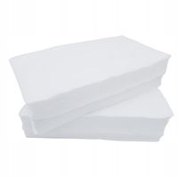 Ręcznik fryzjerski włókninowy cięty 70x40 100 szt jednorazowy biały