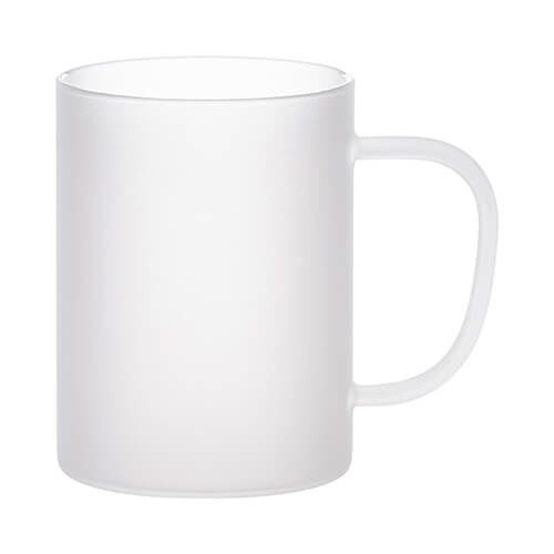 Szklanka 450 ml szroniona z uszkiem do sublimacji na Arena.pl