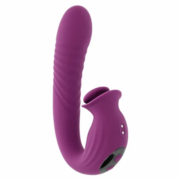 evolved deep ecstasy rabbit vibrator magenta - wielofunkcyjny model zdjęcie 1