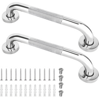 2x UCHWYT ŁAZIENKOWY PROSTY PORĘCZ WANNOWA NIERDZEWNY