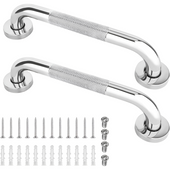 2x UCHWYT ŁAZIENKOWY PROSTY PORĘCZ WANNOWA NIERDZEWNY