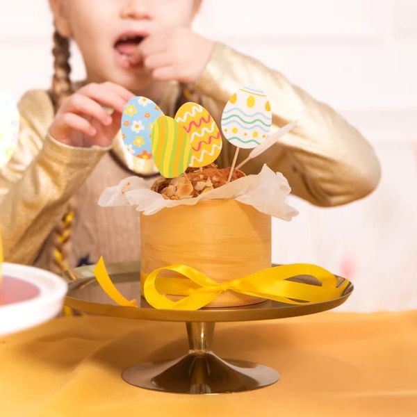 Toppery na tort Pisanki, 6 szt. zdjęcie 2