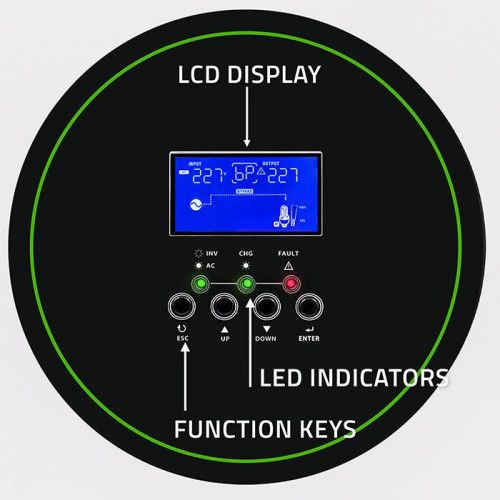 QOLTEC INWERTER SOLARNY 6200W 48V BMS MPPT WIFI OFF-GRID zdjęcie 4