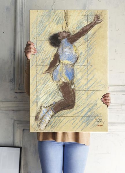 Miss Lala at the Fernando Circus, Edgar Degas - plakat 21x29,7 cm zdjęcie 3