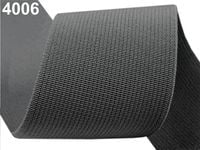 Guma płaska kolor 50 mm (1 mb) 4006 SZARA