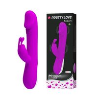 Wibrator Silikonowy Wielofunkcyjny Z 30 Trybami Wibracji Pretty Love Robert