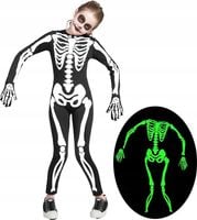 Kostium Przebranie szkieletu Kościotrup Spooktacular dla dzieci 8-10L