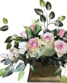 STROIK GRÓB SERCE WIĄZANKA BUKIET SZTUCZNY KOMPOZYCJA WIELKANOC STANPOL