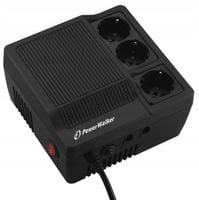 PowerWalker Stabilizator napięcia AVR LED 220/230/240V 600VA 3 x Schuko