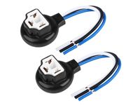 Gniazdo żarówki H4 łamane, ceramiczne,przewód 15 cm, 2 szt.