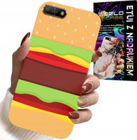 ETUI DO HUAWEI Y6 2018 - CASE BURGER CHEESEBURGER OBUDOWA PREZENT