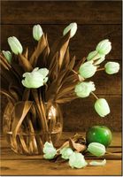 100 70CM OBRAZ PŁÓTNO KONTRASTOWY BUKIET PŁÓTNO RAMA