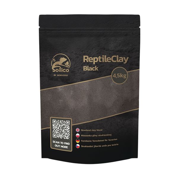 Soilico ReptileClay Black 4,5 kg zdjęcie 1