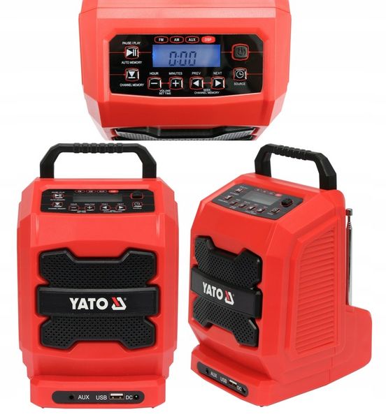 RADIO BUDOWLANE AKUMULATOROWO-SIECIOWE YT-82940 zdjęcie 5