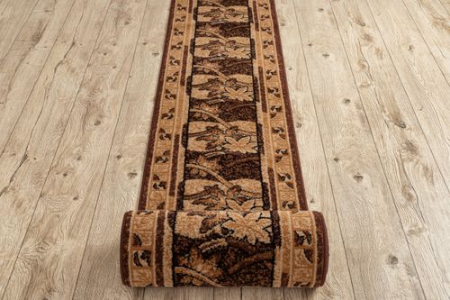 CHODNIK BCF BASE 3706 FLORAL brąz brąz 60 cm na Arena.pl