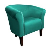 Fotel Milo nogi 20cm venge turkus MG20