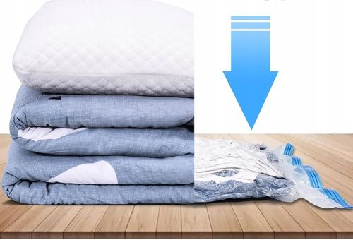 Worki Próżniowe na Ubrania Pościel do Pakowania 14 szt Zestaw + Pompka na Arena.pl