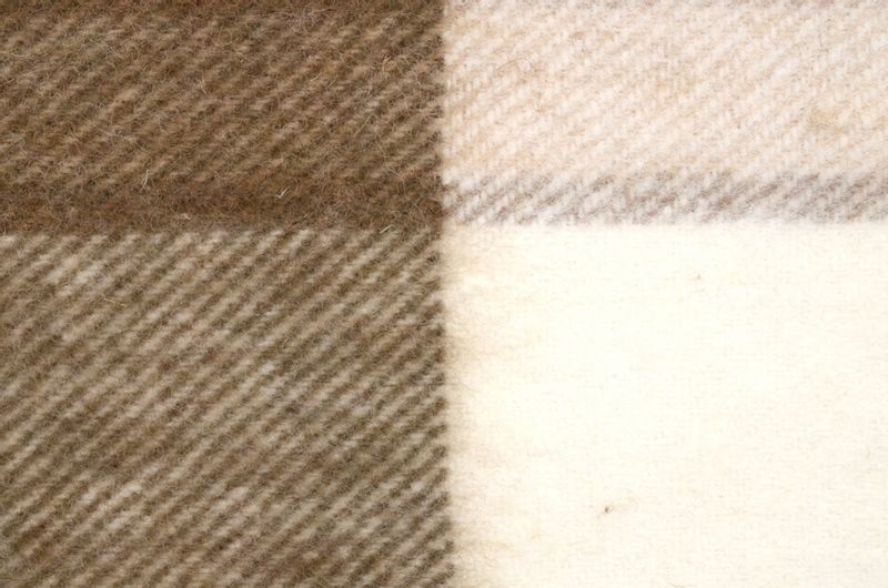 Koc Wełniany 150X200 Krata 18745 zdjęcie 3