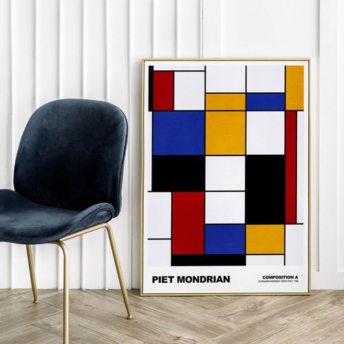Plakat bauhaus mondrian 70x100 cm na Arena.pl