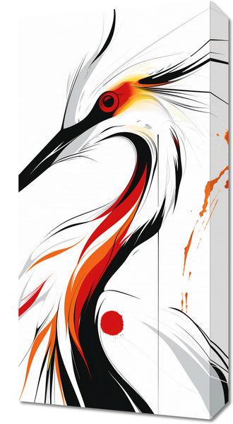 Obraz 30x60cm Bocian zdjęcie 1